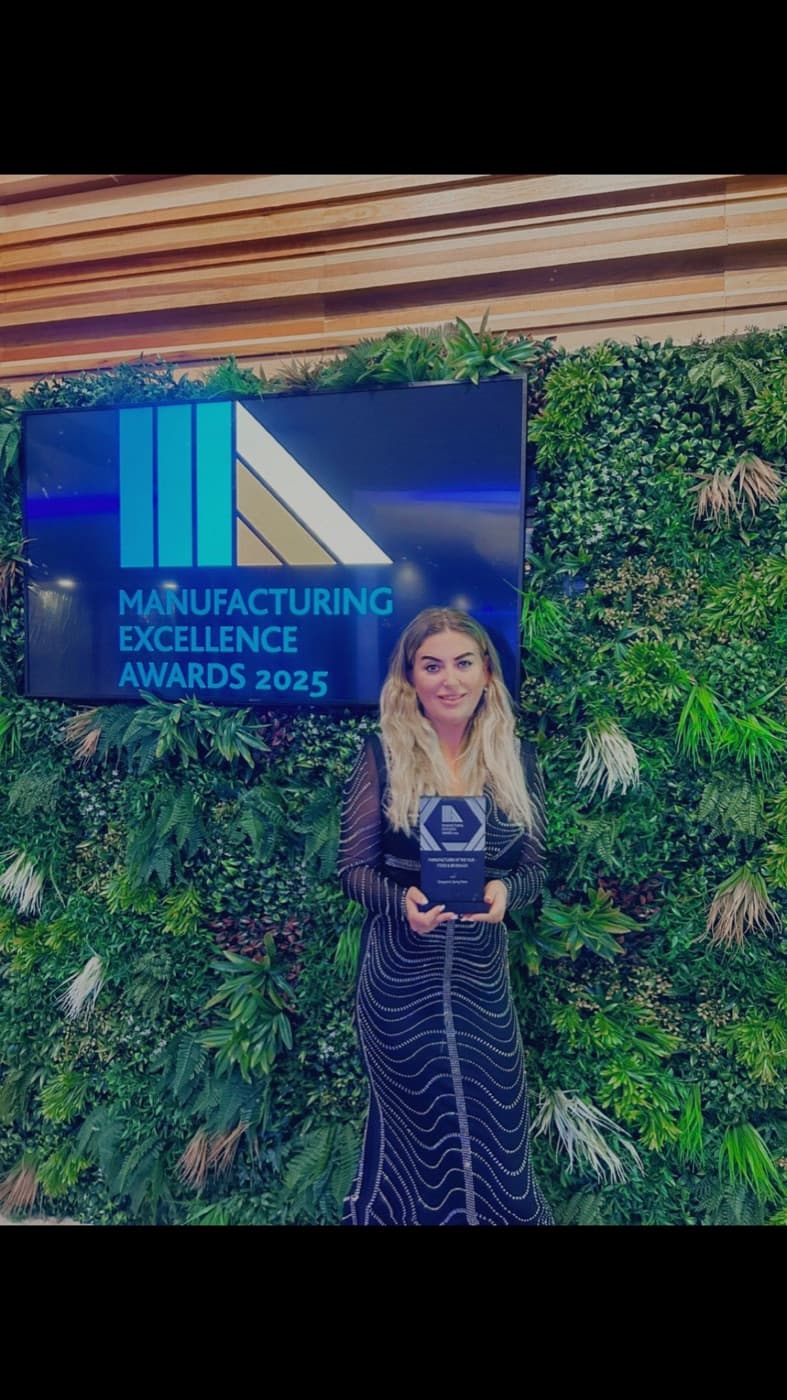 Glenpatrick Spring's Irish Manufacturing Excellence Award 2025.