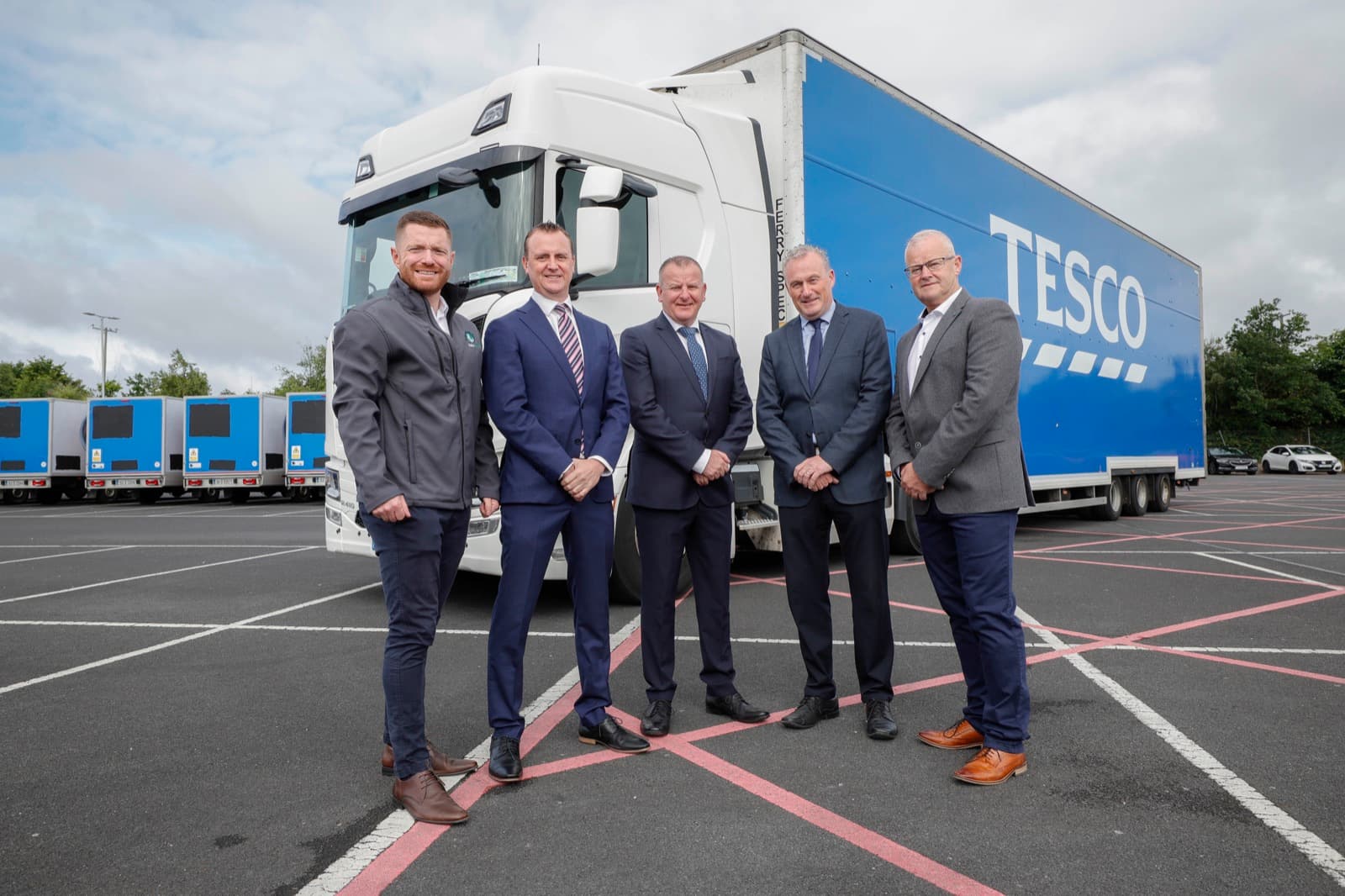 A biomethane-fuelled Tesco truck.