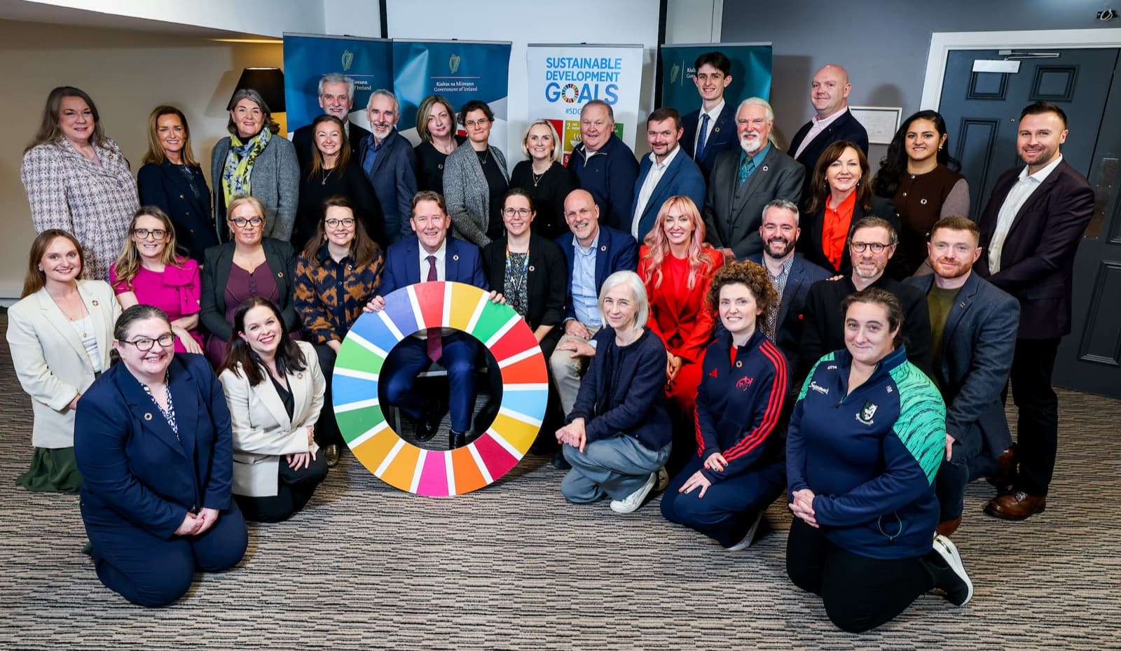 Group photo of Ireland's SDG Champions at the programme launch.